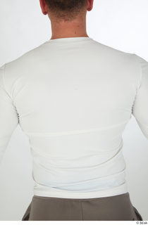 Joel dressed sports upper body white long sleeve shirt 0005.jpg